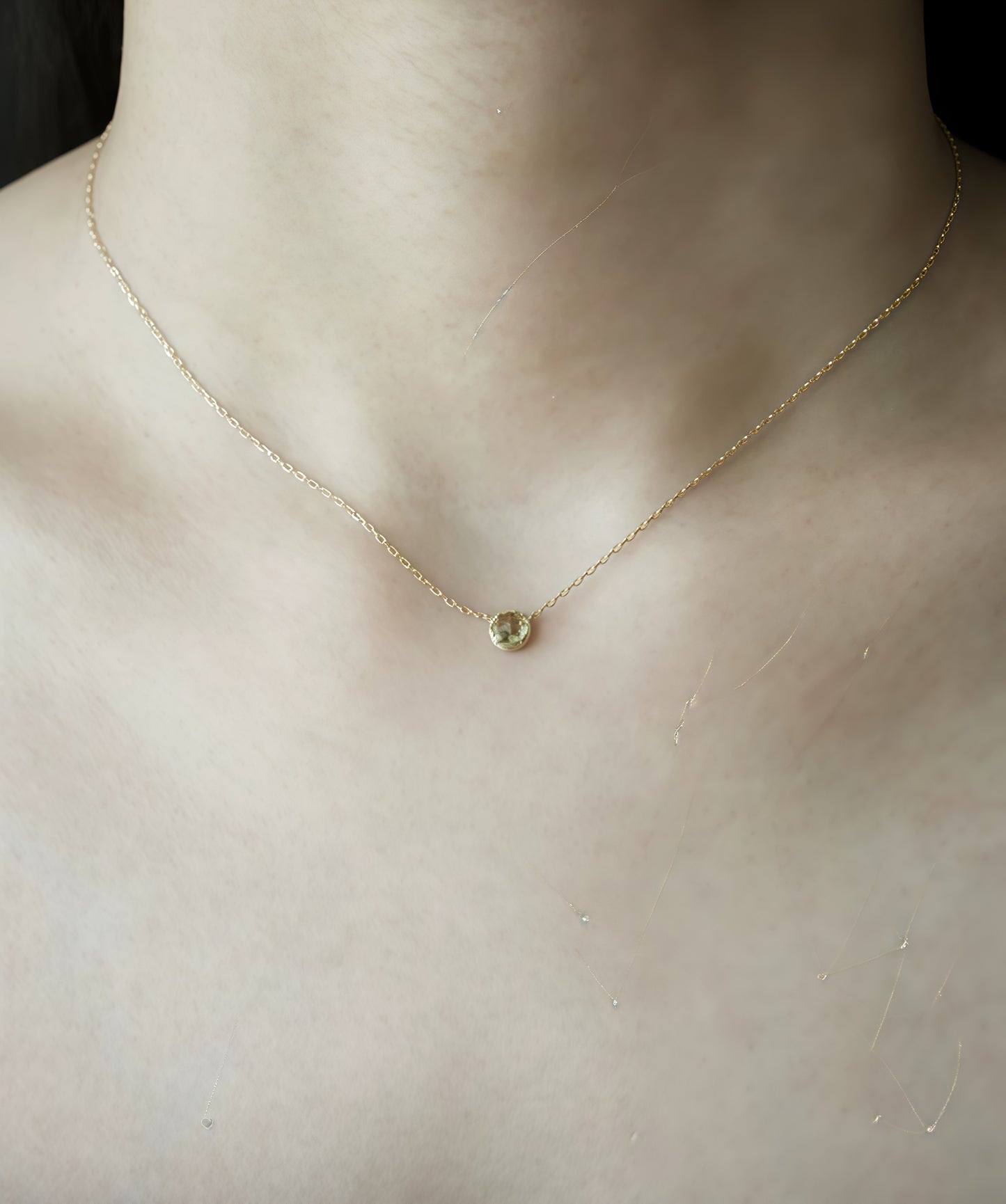 Morganite Olive Gem Necklace