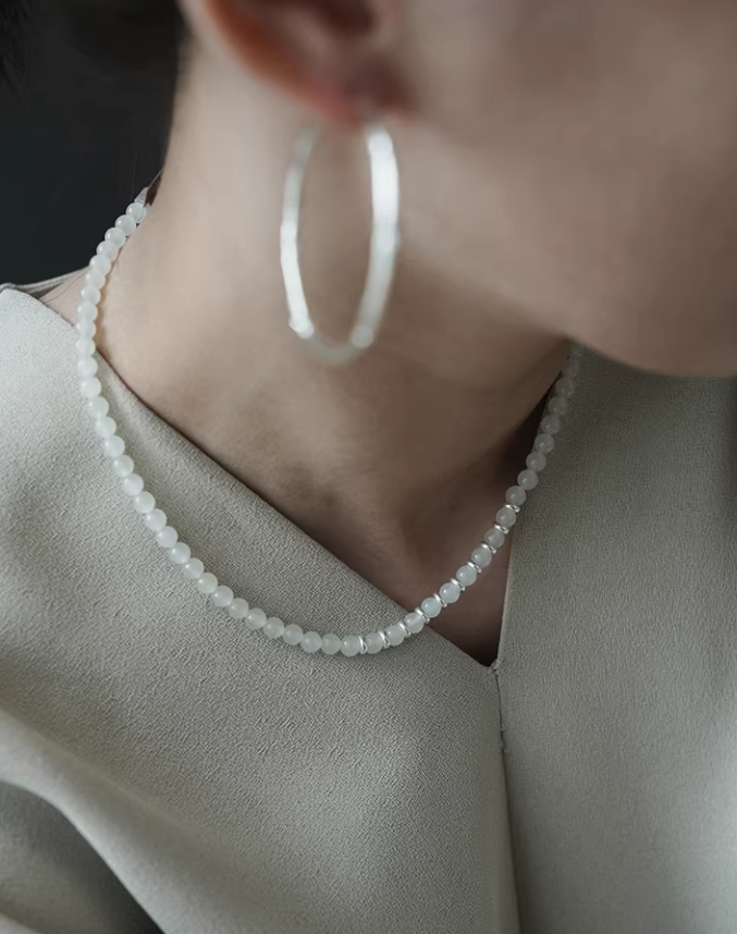 Jade Mist Classical Pendant Necklace