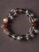 White Marble Agate Bead Bracelet