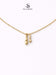 Arrow Spark Gold Pendant Necklace