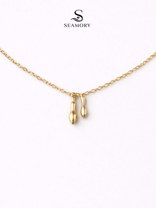 Arrow Spark Gold Pendant Necklace