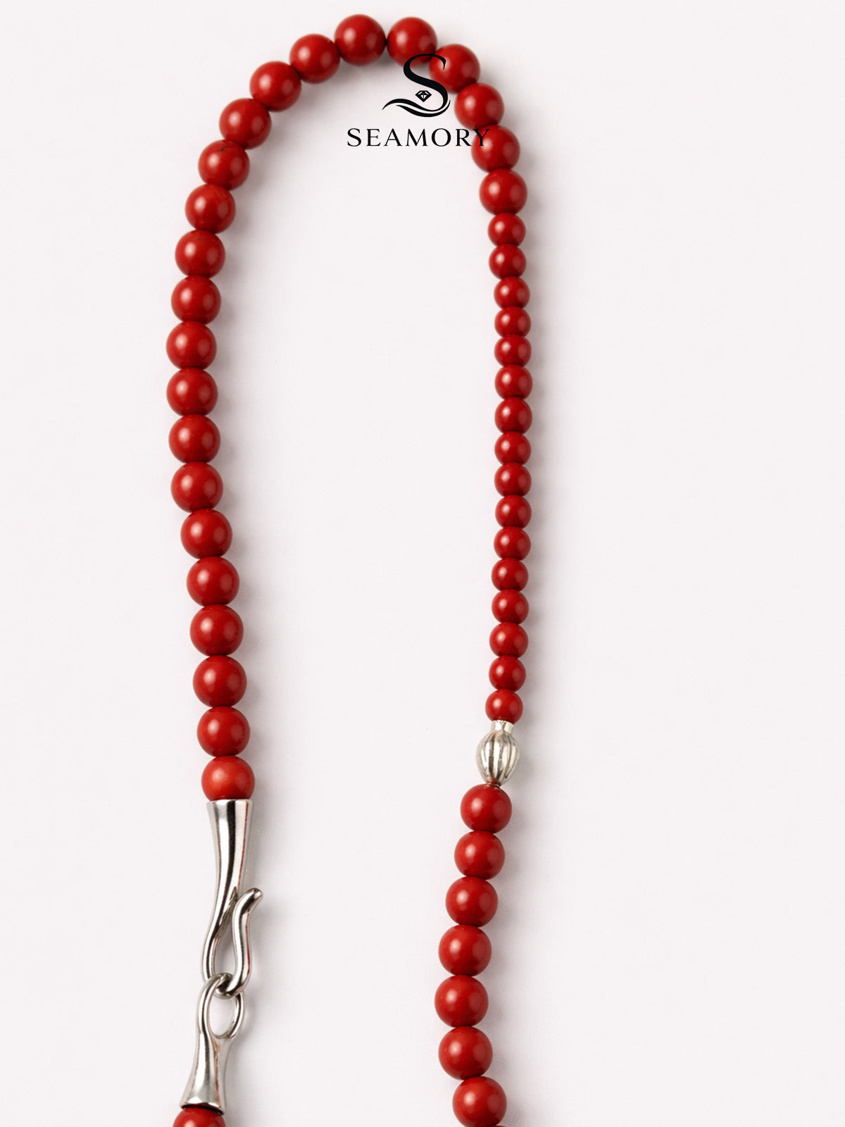 South Red Vintage Silver Necklace