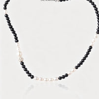 Monochrome Tide Pearl Necklace