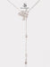 White Topaz Blossom Silver Necklace