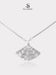 Oriental Fan Jade Pendant Necklace