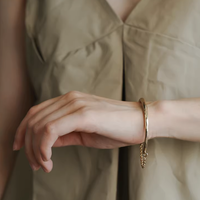 Gold Chain Link Bracelet