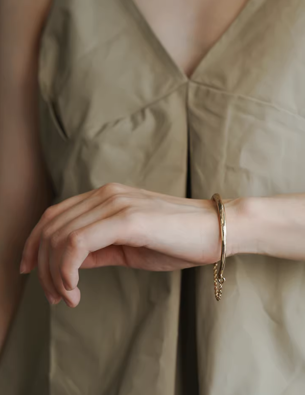 Gold Chain Link Bracelet