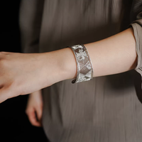 Jasmine Twist Gold Cuff Bracelet