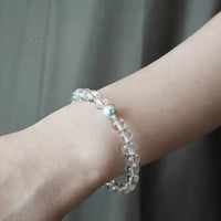 Crystal Pure Pearl Silver Bracelet