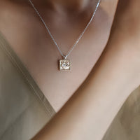Snowpeak Quartz Pendant Necklace