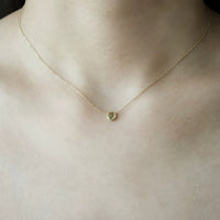 Morganite Olive Gem Necklace
