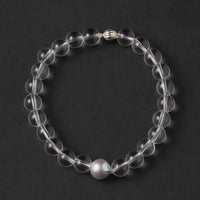 Crystal Pure Pearl Silver Bracelet